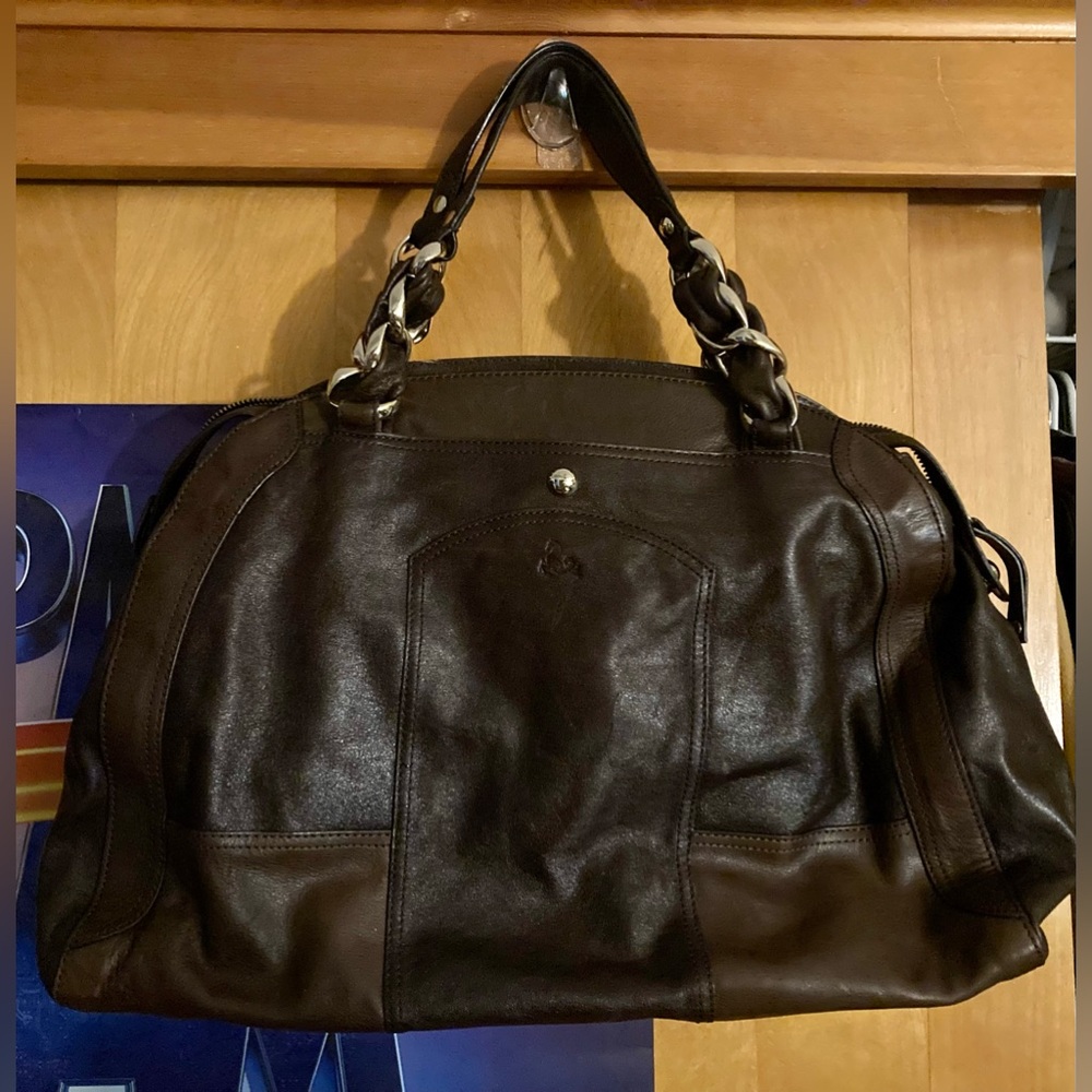 Tre Vero Purse Brown Leather Handbag